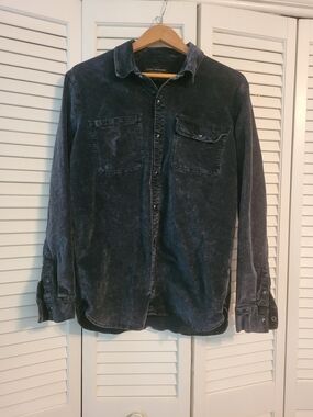 Lucky Brand Velvet Boyfriend Shirt